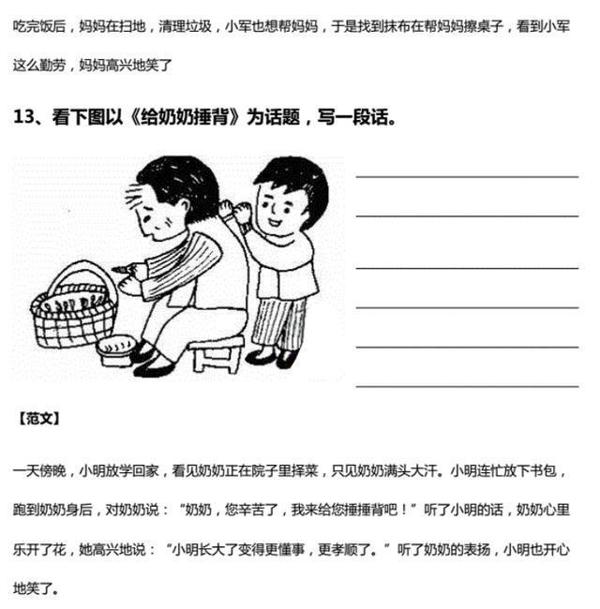 博士妈妈真有才！自制看图写话60篇，孩子从小练，作文次次都拿优 14