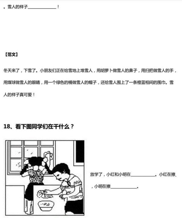 博士妈妈真有才！自制看图写话60篇，孩子从小练，作文次次都拿优 19