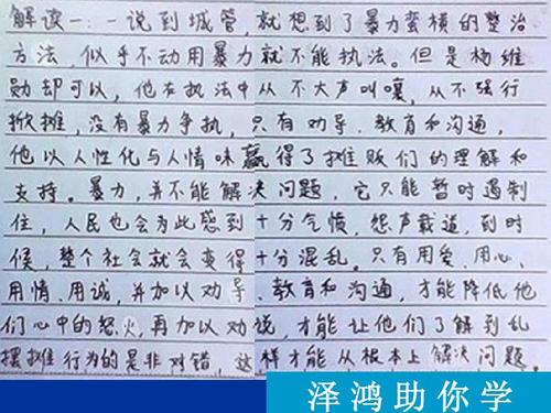 城管文化进校园作文800字